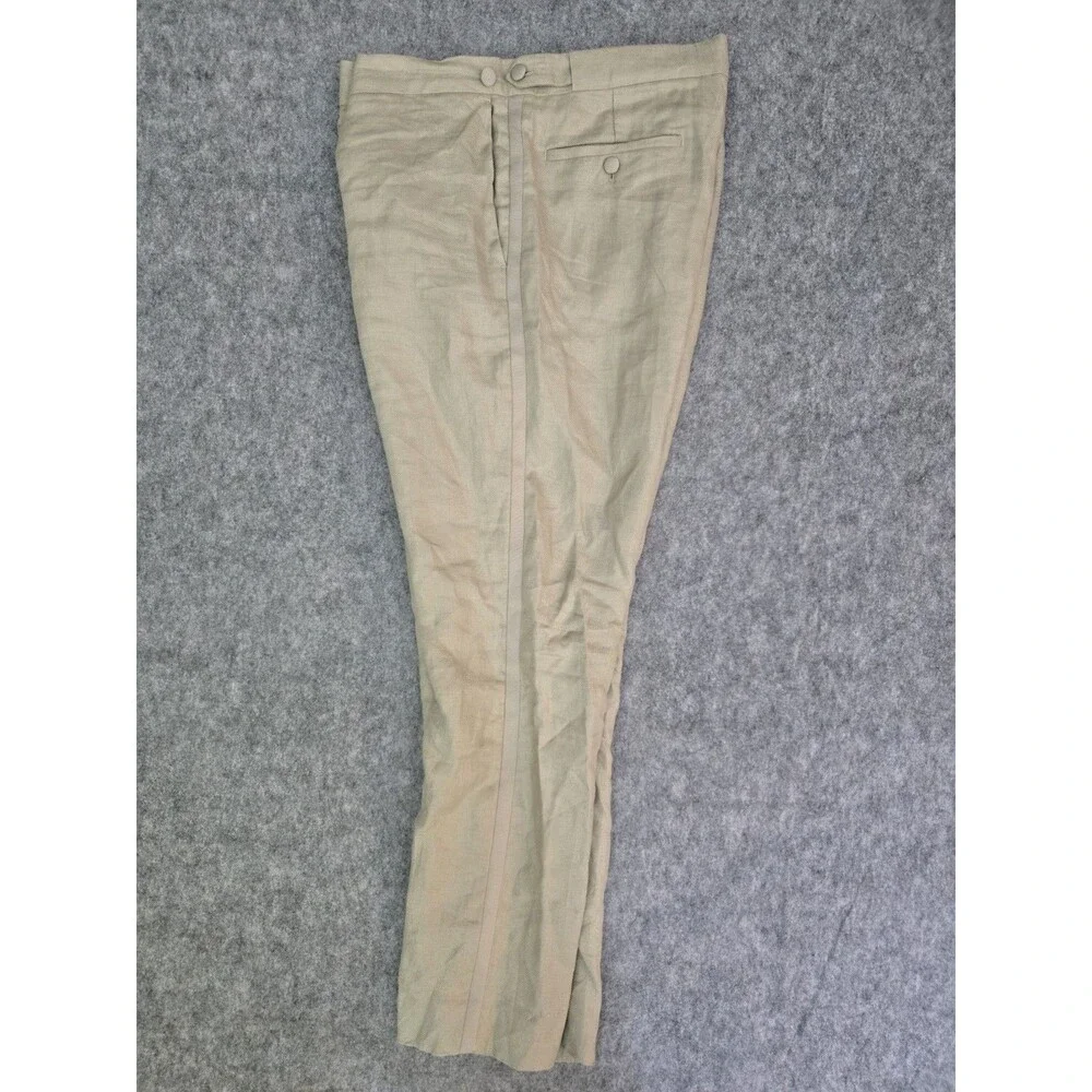 Banana Republic Men's 34x30 Baird McNutt 100% Linen Tuxedo Piping Pants Rare